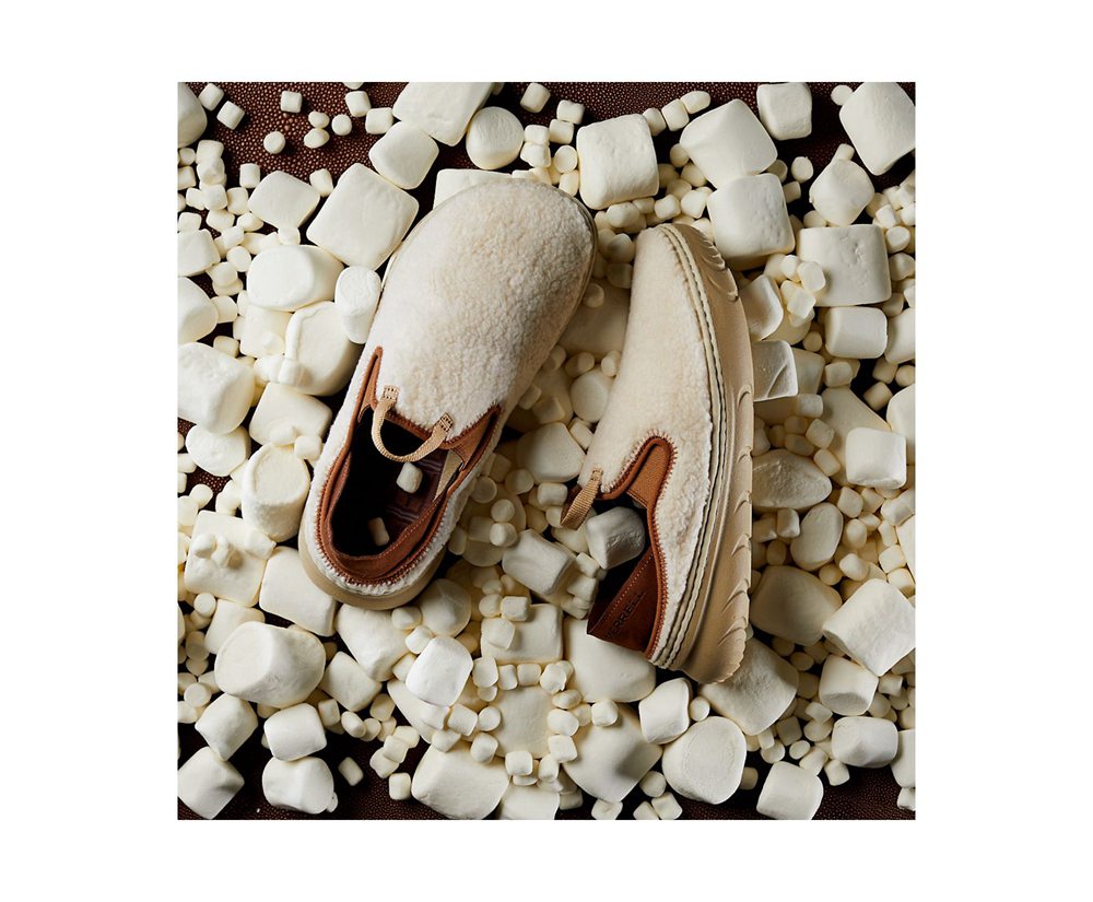 Slip On Senhora - Merrell Hut Moc Cocoa - Branco - CVX128376